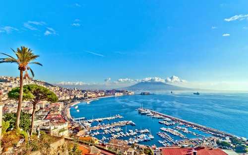 Autobus Hop-On Hop-Off di Napoli Autobus panoramico sul Golfo di Napoli