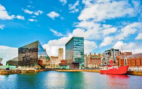 Tour in autobus turistico di Liverpool Autobus panoramico nella zona del porto di Liverpool