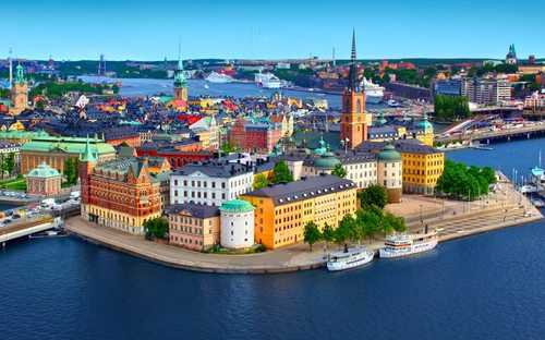 Autobus Hop-On Hop-Off di Stoccolma Autobus panoramico a Gamla Stan a Stoccolma